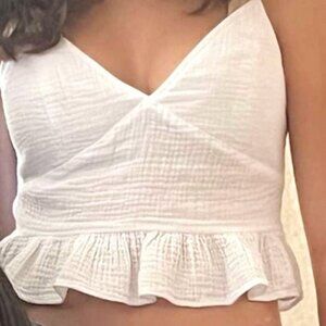 NORDSTROM BP summery ruffle tank top, women’s size s